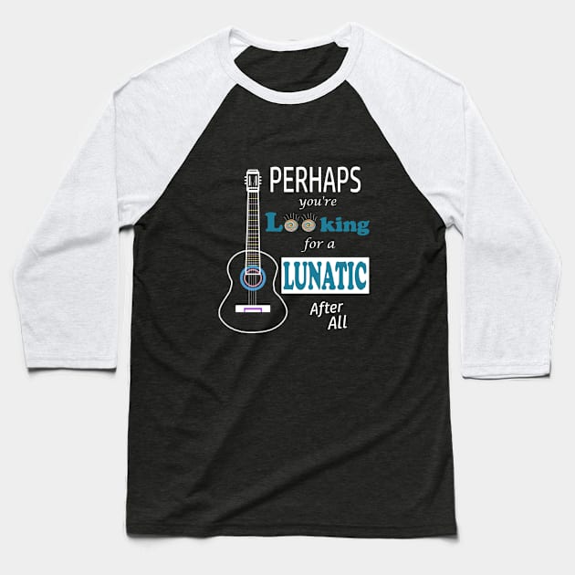 Perhaps you're looking for a lunatic Baseball T-Shirt by Alex Bleakley